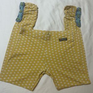 Matilda Jane ⚜️ Backyard Blooms Yellow Polka Dot Leggings